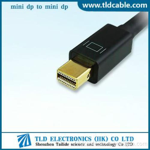 Black Mini DP to Mini DP Cable M/M
